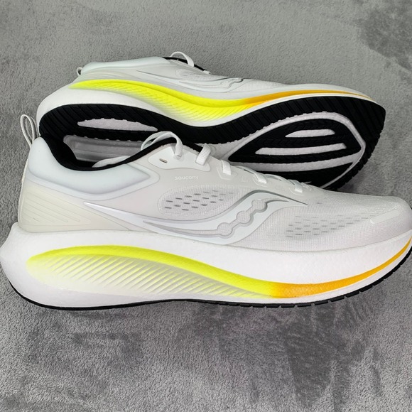 Saucony Other - Saucony Surge 3 Men's Size 14 White Yellow Running Shoes S28221-1 New In Box